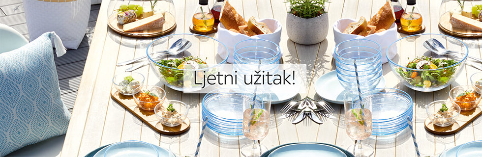 Zdjelice za sladoled i elegantni tanjuri za jelo Leonardo Lesnina XXXL