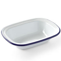 SCHÜSSEL 3444116 - Weiß, Keramik (10cm) - Hendi