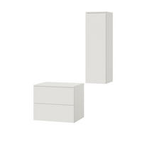 BADMÖBEL-SET Color Weiß 2-Teilig (2S 60 + 1D 100) - Weiß, Holzwerkstoff (90/160/45cm) - mzm24
