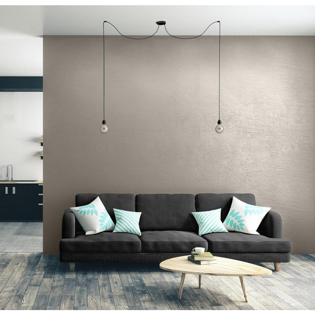 Thumbnail - Hoopzi Pendelleuchte, Schwarz, Naturmaterialien, Vintage, E27, 1x250x250 cm, Dekra, Lampen & Leuchten, Innenbeleuchtung,...