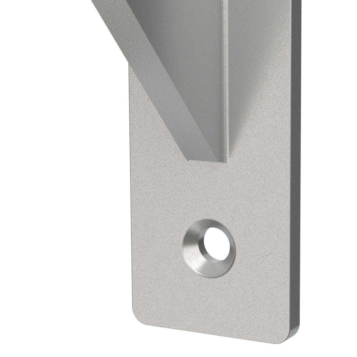 REGALHALTERUNGEN - Silberfarben, Metall (12/3/12cm) - ML-DESIGN