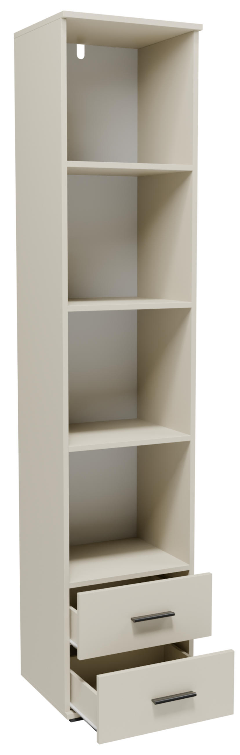 BÜCHERREGAL CR3-ST3 Kaschmir 40/34/180 cm - Kaschmir, Holzwerkstoff (40/180/34cm)