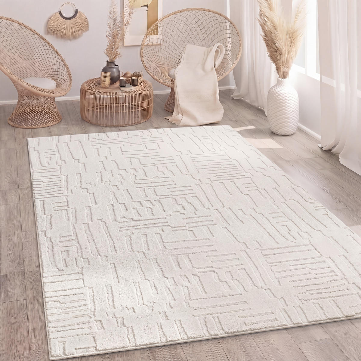 HOCHFLORTEPPICH 240/340 cm Tokio 476 - Creme, Textil (240/340cm) - Paco Home