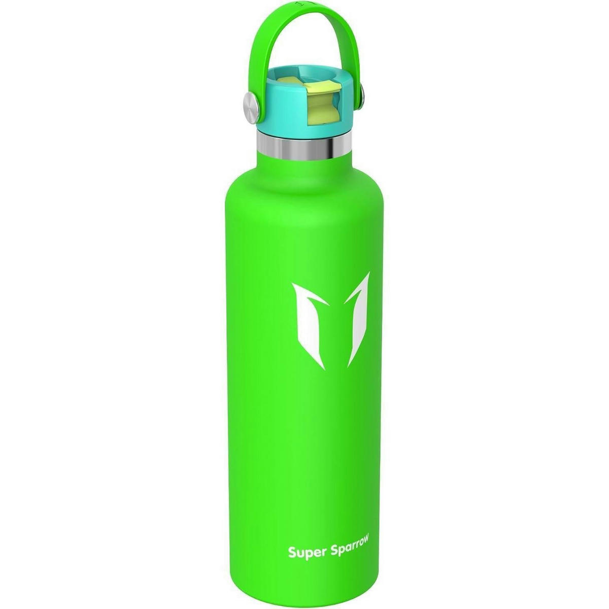 TRINKFLASCHE Edelstahl 1000 ml Apfelgrün - Hellgrün, Metall (8.5/8.5cm)
