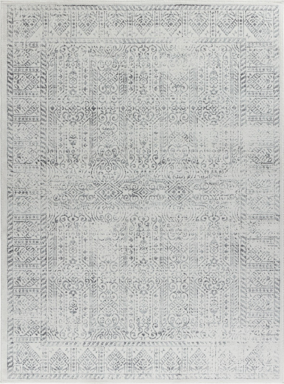 VINTAGE-TEPPICH 120x170 cm Grau - Grau, Naturmaterialien/Textil (120/170cm) - LIVABLISS
