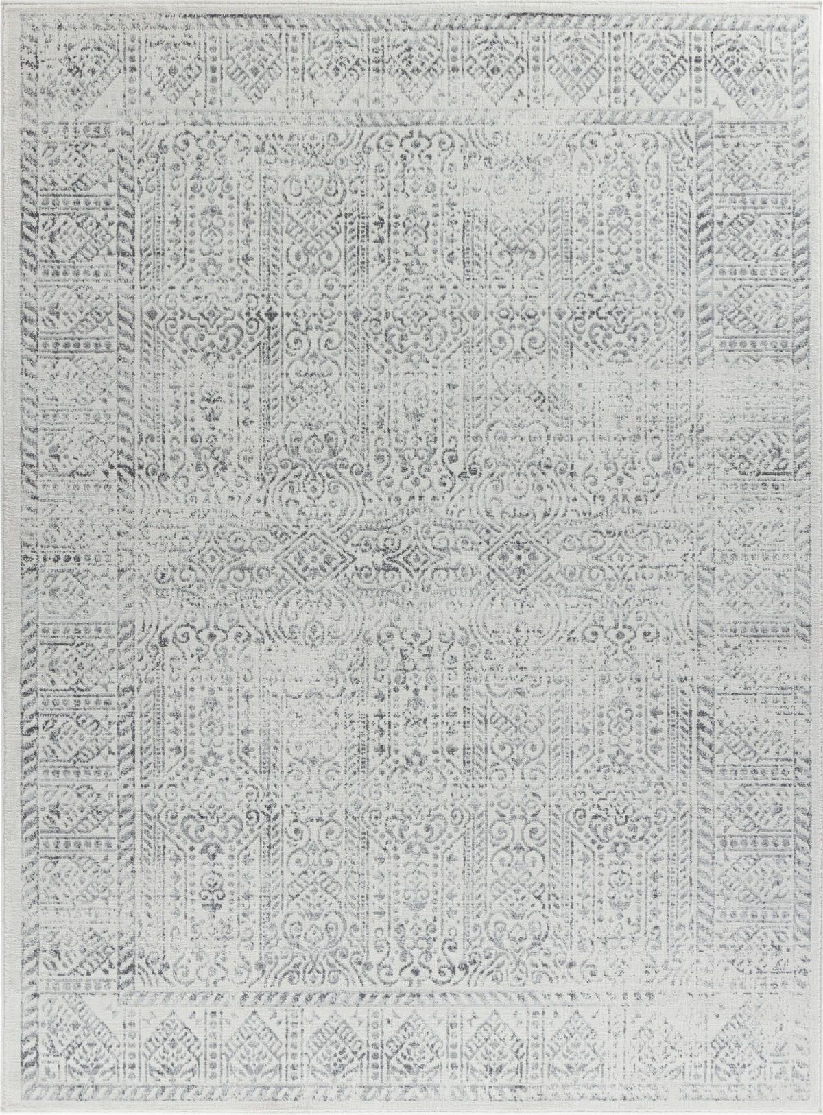 VINTAGE-TEPPICH 200/275 cm Grau - Grau, Naturmaterialien/Textil (200/275cm) - LIVABLISS