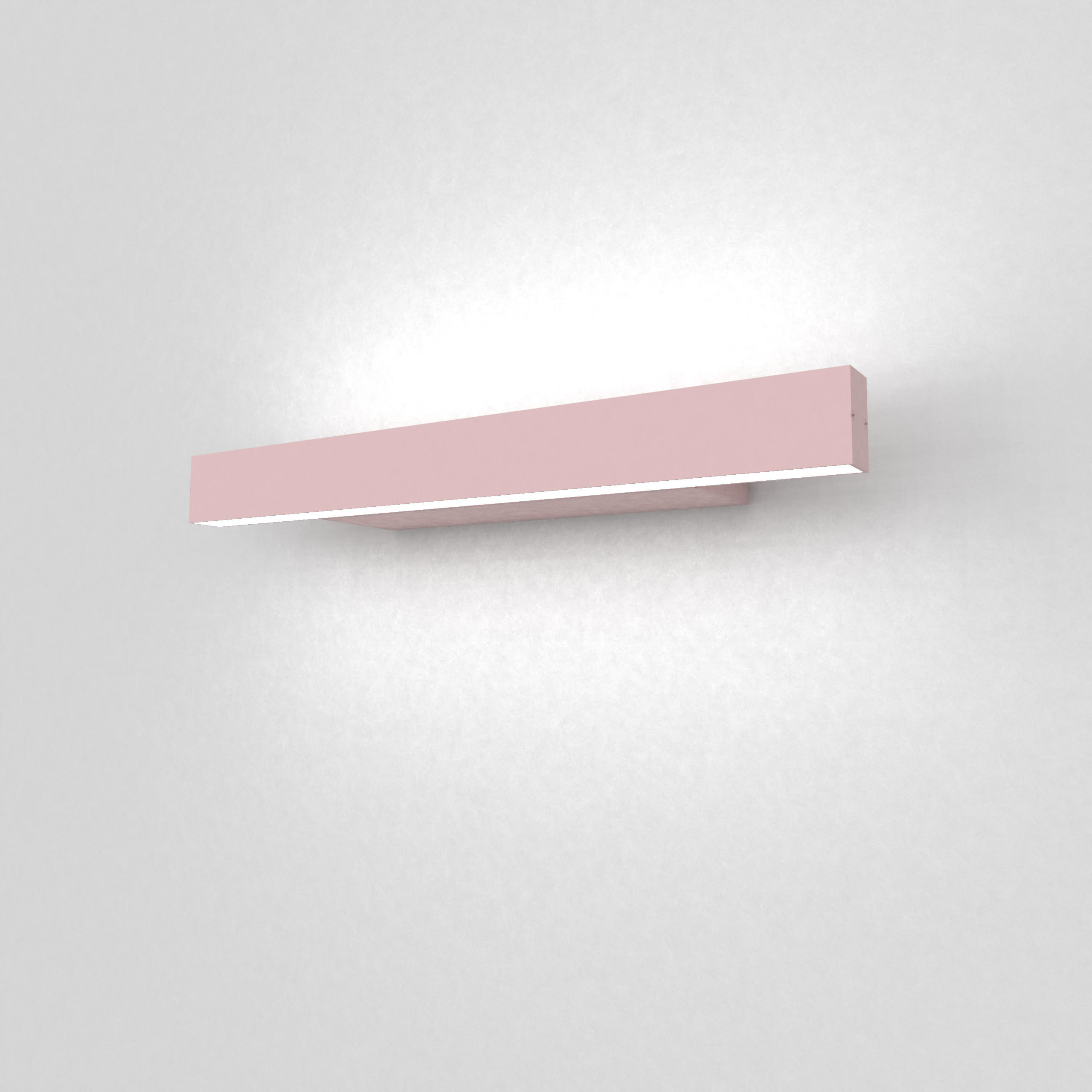 Lumicom Led-Wandleuchte Pink 30x3.1x7 cm