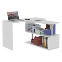 SCHREIBTISCH Glänzendes Weiß 50/120/75 cm - Weiß, Holzwerkstoff (50/120/75cm) - DMORA