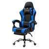 GAMING-STUHL schwarz blau - Blau, Metall (62/128/62cm) - ML-DESIGN