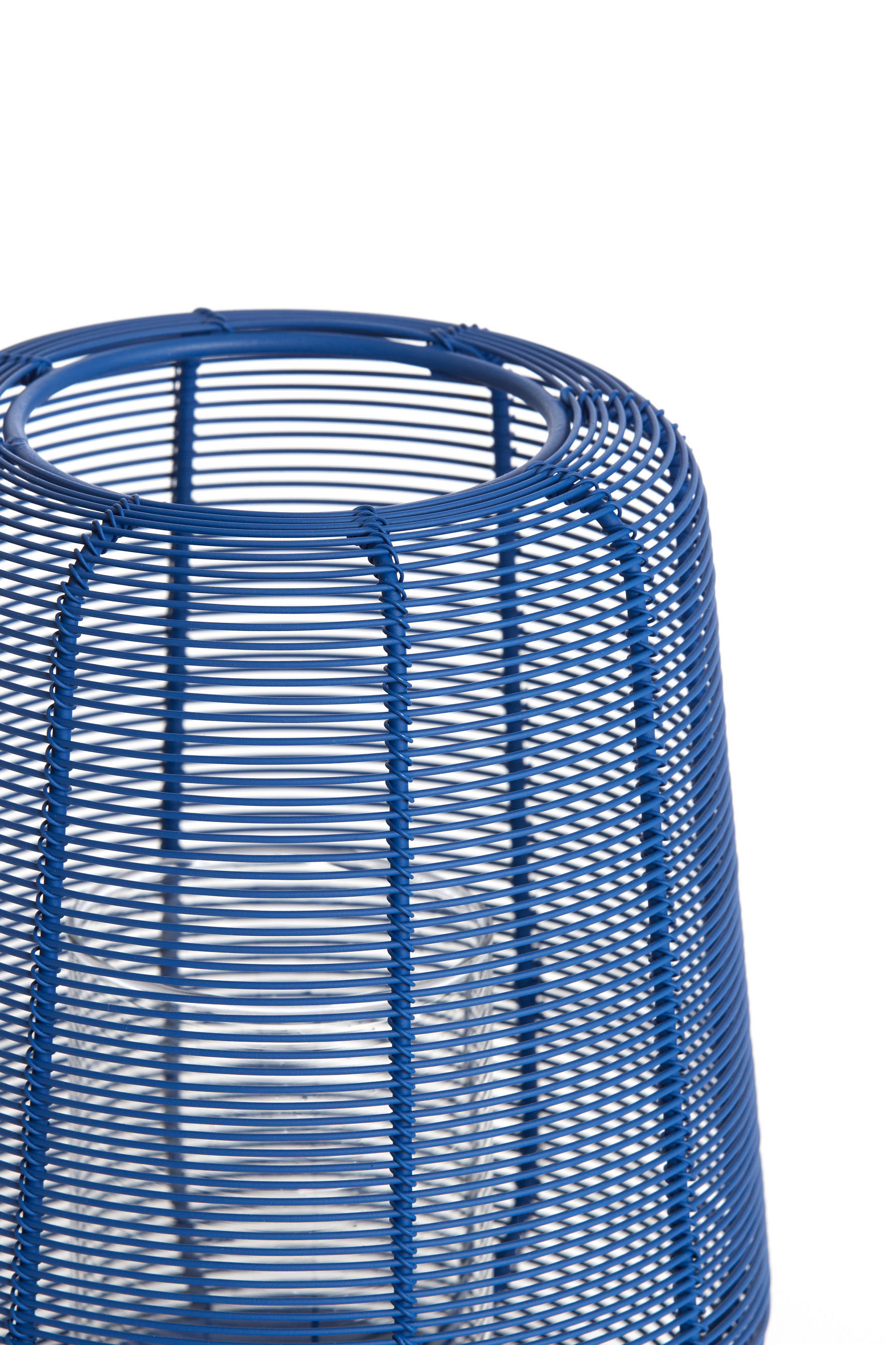 WINDLICHT Adeta Blau Ø18/21 cm - Blau, Metall (18/21/18cm) - Light & Living