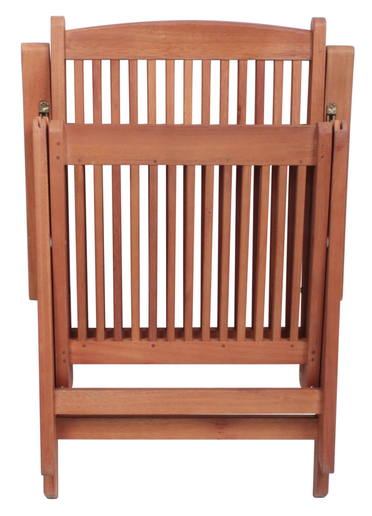 GARTENSTUHL Lille 5-fach verstellbar Hochlehner - Braun, Holz (58/110/65cm) - DELUKE