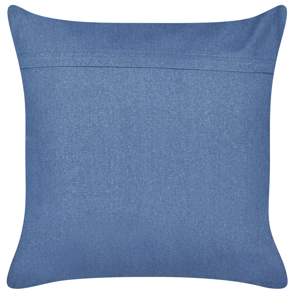 DEKOKISSEN Marineblau 45/45 cm Pentas - Blau/Silberfarben, Textil (45/45cm) - Beliani