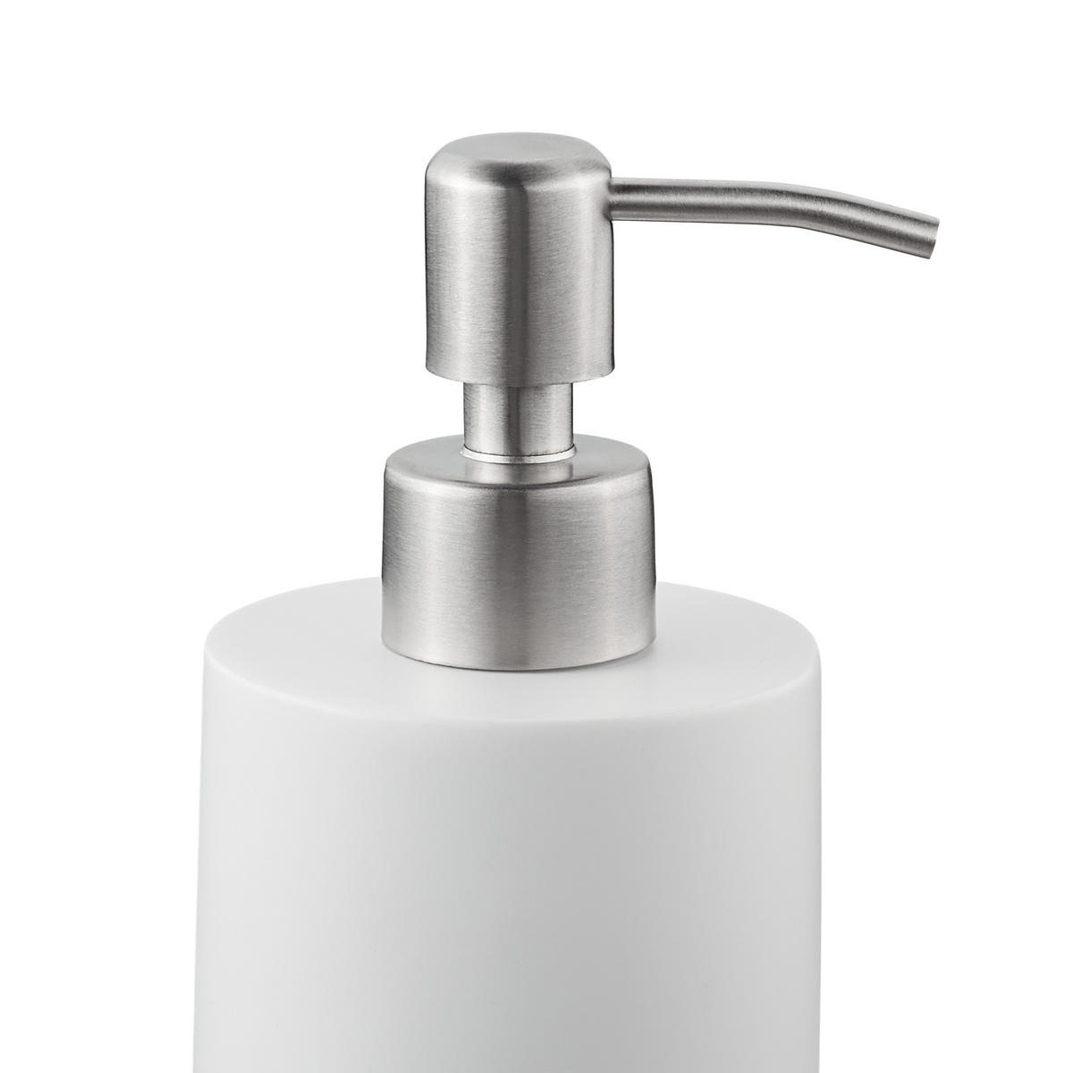 SEIFENSPENDER - Weiß, Kunststoff/Metall (7/16.5/8cm) - Relaxdays