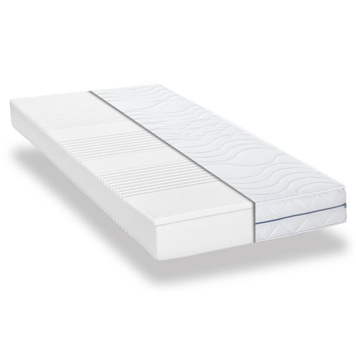 KALTSCHAUMMATRATZE Premium 100x200 cm - Weiß, Textil (100/200cm) - Supportho