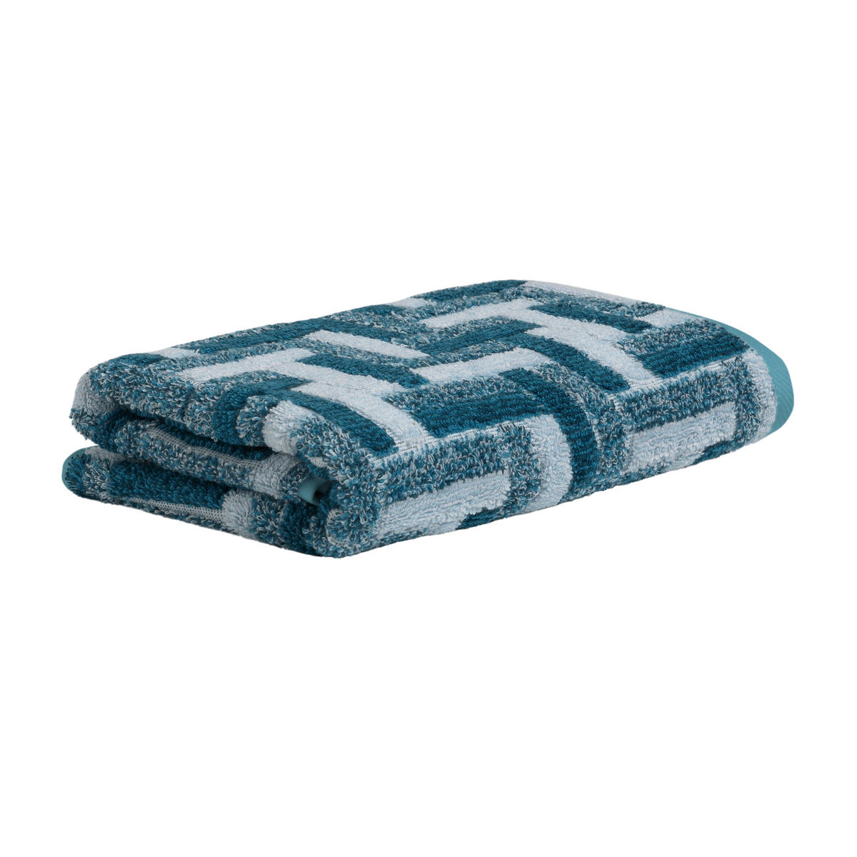 HANDTUCH TIDE - Blau/Grün, Textil (50/100cm) - MÖVE
