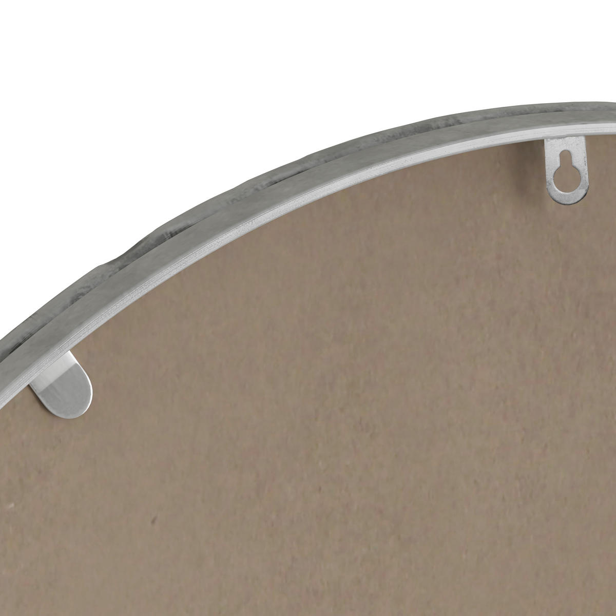 OVALER Wandspiegel 100x65x3cm in Silber mit antikem Eisenrahmen Für Bad, Schlafzimmer, Wohnzimmer - Silberfarben, Glas (3/100/65cm) - Modfu