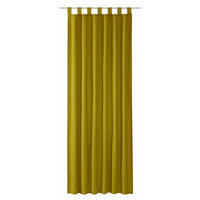 SCHLAUFENVORHANG IM UNI DESIGN DOVE Blickdicht - Waldgrün, Textil (140/0.5/255cm) - Tom Tailor