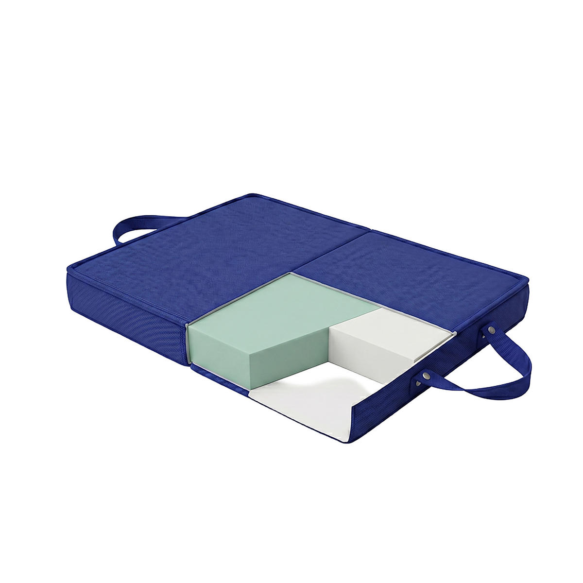 PODLOŽKA na kolená - tmavomodrá, textil (61/34cm) - Relaxdays