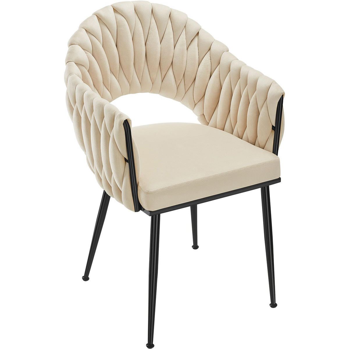,,SANDFARBEN/SCHWARZ - Sandfarben, Kunststoff (55/84/57cm) - tectake