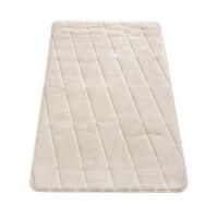 BADEMATTE 60/100 cm Corby 254 - Creme, Kunststoff (60/100cm) - Paco Home