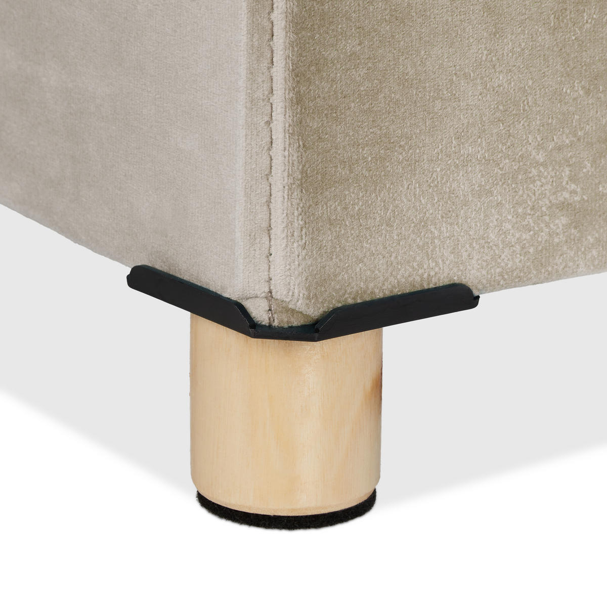 SITZBANK - Creme, Holz/Holzwerkstoff (76/34/38cm) - Relaxdays