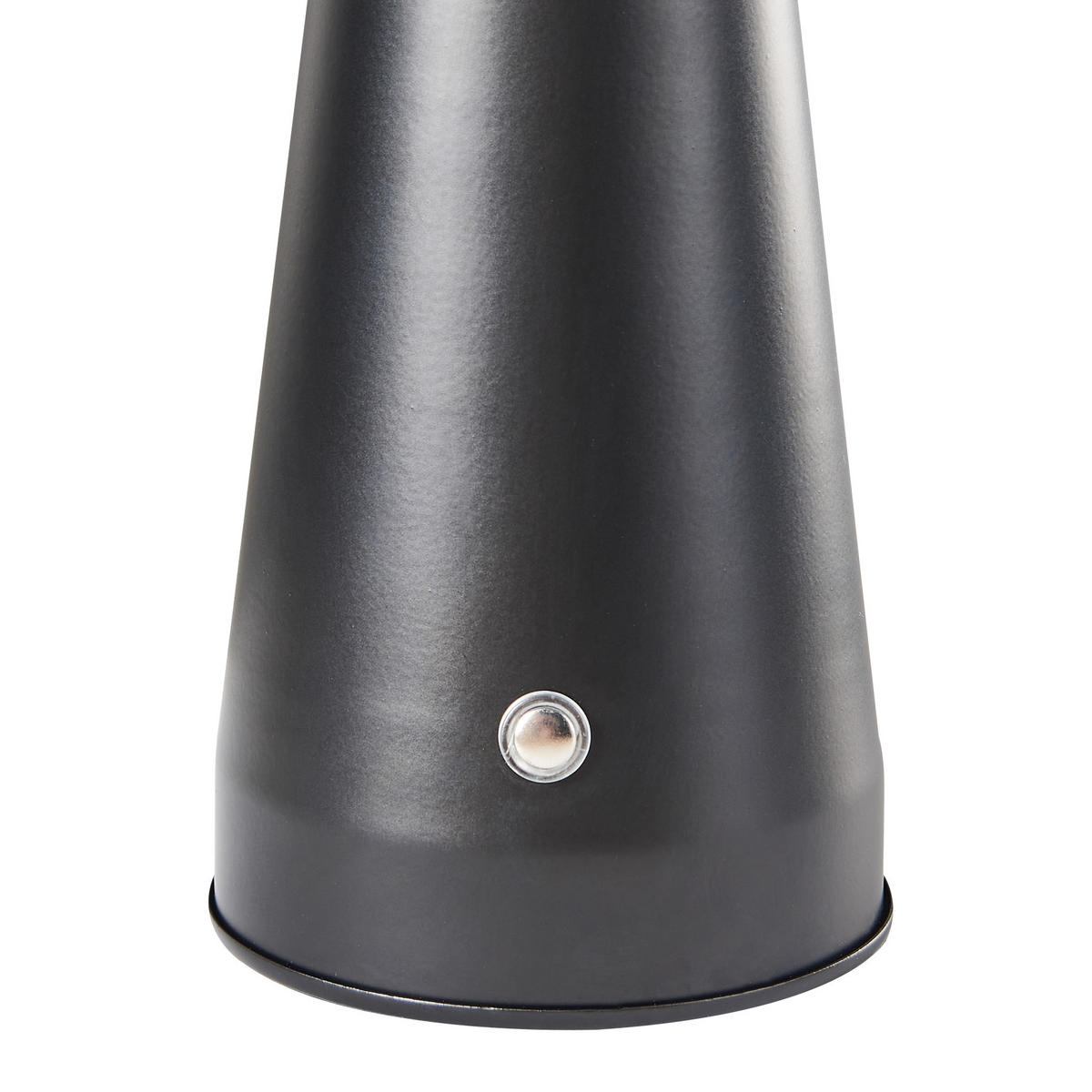 LED-TISCHLEUCHTE Schwarz Bocono - Schwarz, Metall (15/15/28cm) - Beliani