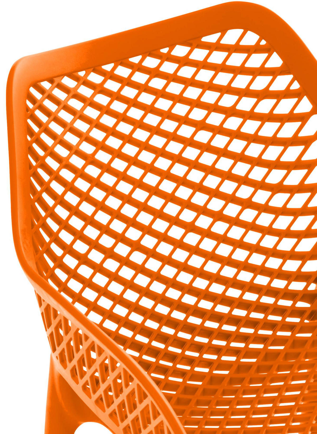 GARTENSTUHL Kunststoff Orange - Orange, Kunststoff (57/81/60cm) - CLP