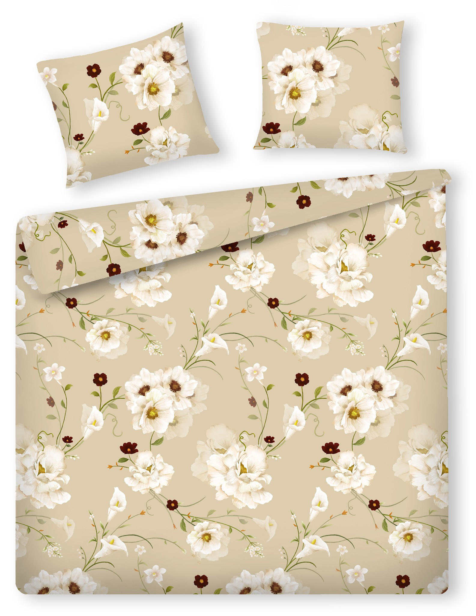 BETTWÄSCHE Blisoll - Beige, Textil (200/220cm) - home&you