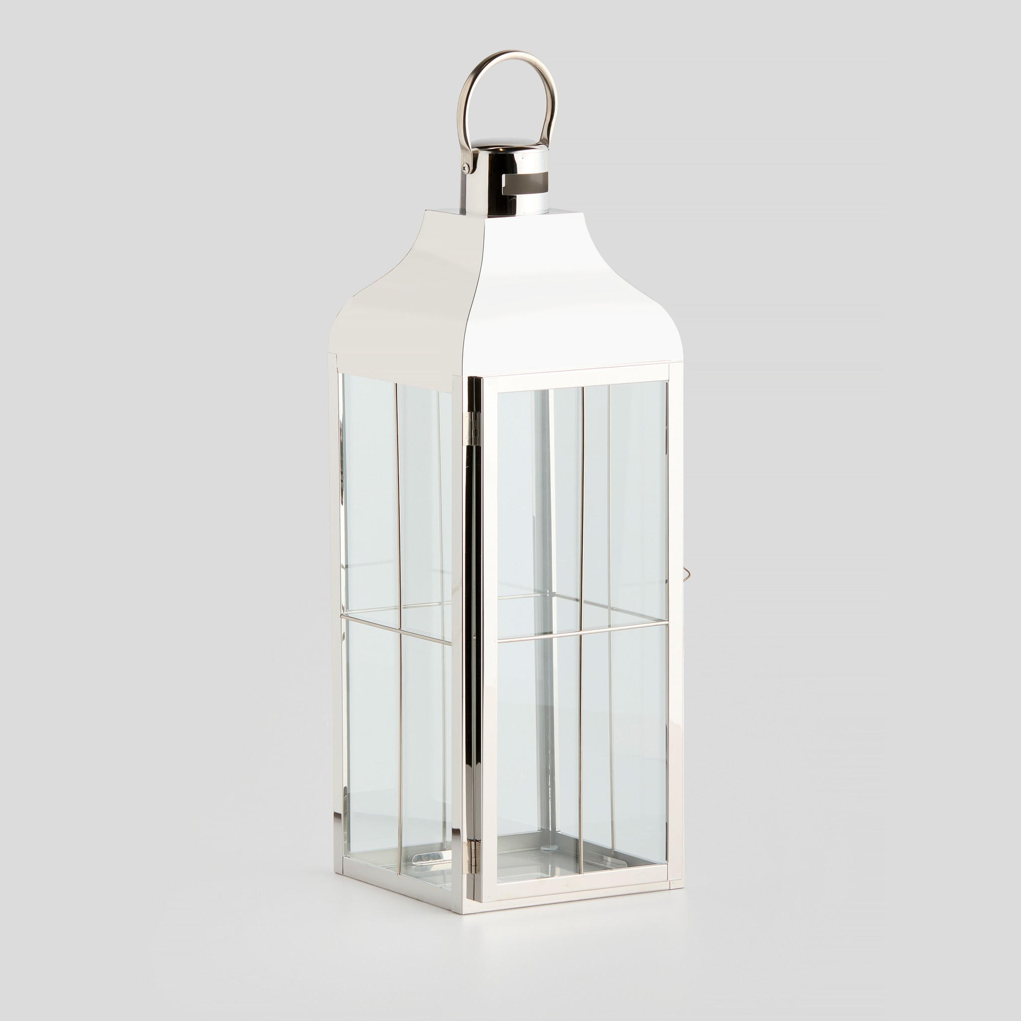 LATERNE Carloso - Silberfarben, Metall (19/55/20cm) - home&you