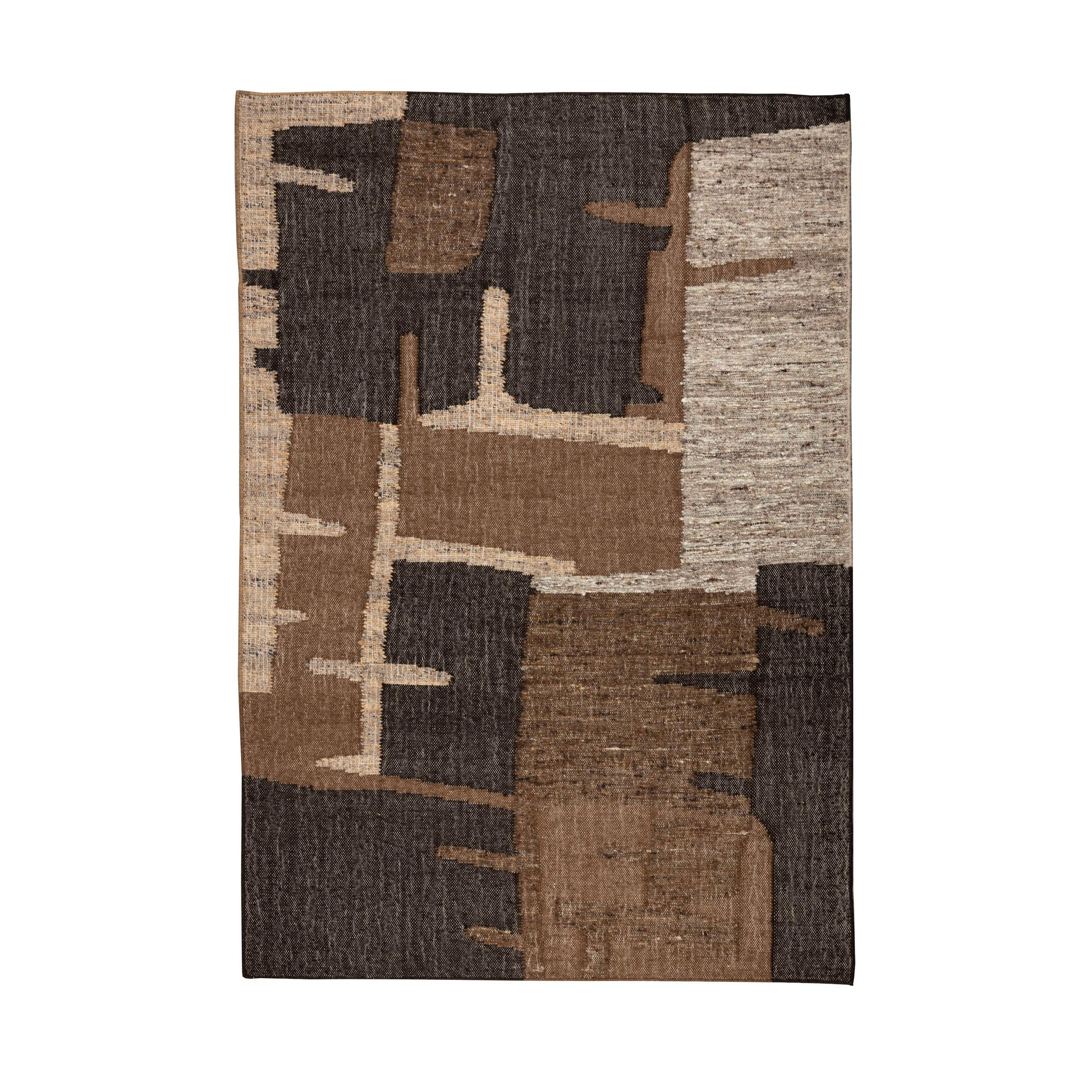 TEPPICH Briton 160x230 cm Braun - Braun, Textil (160/230cm) - Dutchbone