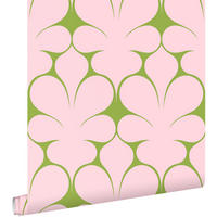 TAPETE Retro-Ornamente 50 x 900 cm - Pink, Papier (50/900cm) - ESTAhome