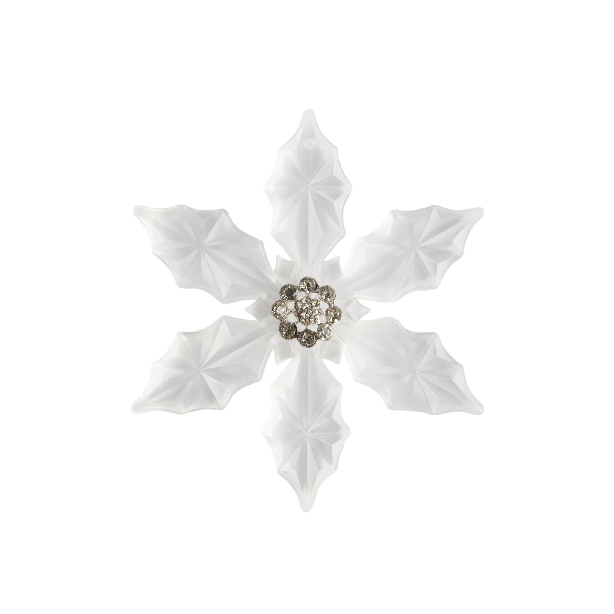 WEIHNACHTSDEKO Hängend POINSETTIA B, 12,5 x 11 cm, Silber, Christbaumschmuck, Weihnachtsbaumdekoration, Christmas, Xmas - Silberfarben, Kunststoff (11/12.5/0.5cm) - home&you