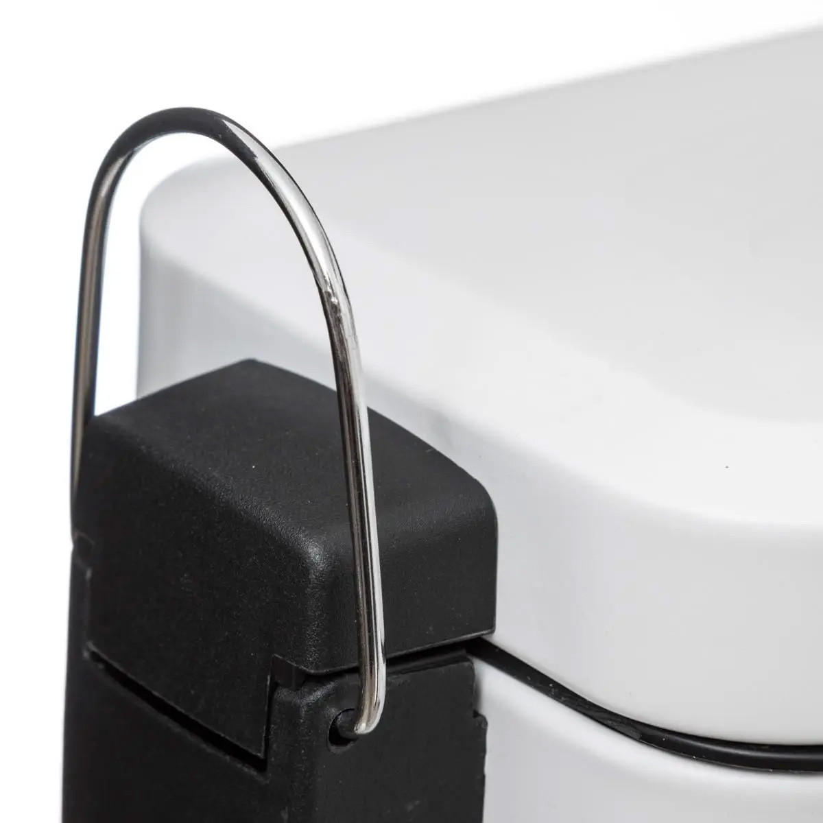 METALLABFALLEIMER 28,3/14,5/30,5 cm - Weiß, Metall (14.5/30.5/28.3cm) - 5five Simply Smart