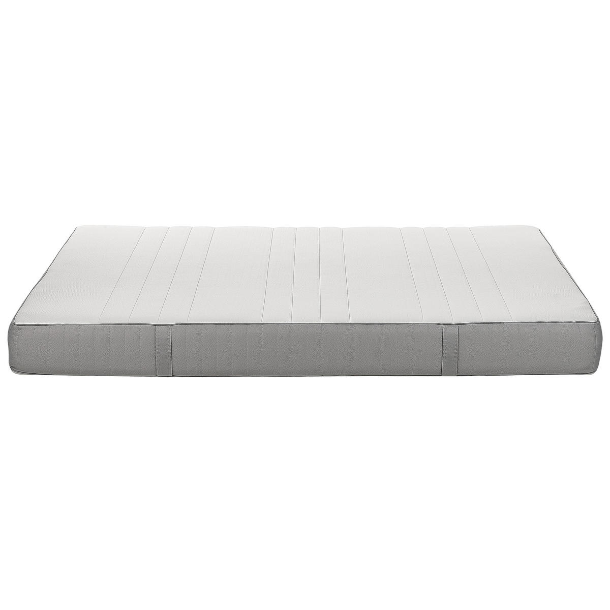 MEMORY-SCHAUMMATRATZE H3/4 Fest 160/200 cm Whisper - Weiß, Textil (160/200cm) - Beliani