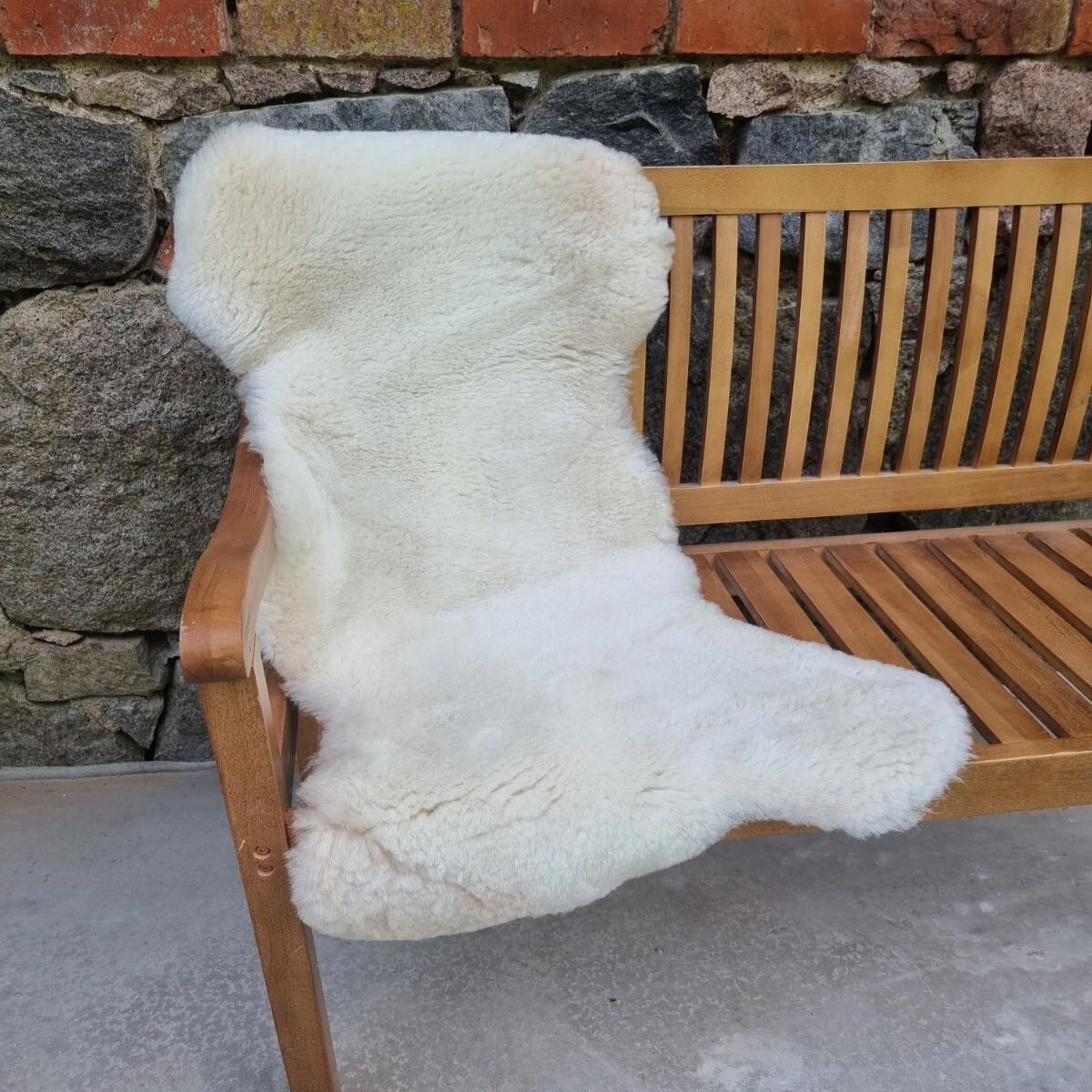 SCHAFFELL Premium Merino Lammfell Natur Weiß geschoren ca. 115 cm - Weiß, Fell (65/115cm) - Provellus