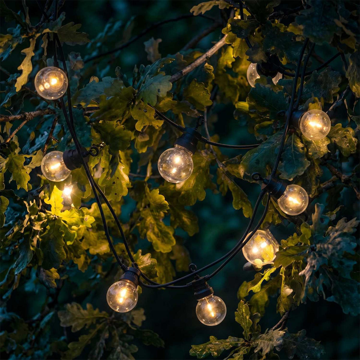 PARTY 20 LED-Lichterkette, verbindbar, 8,7 m - Transparent, Kunststoff (870cm) - Lumisky