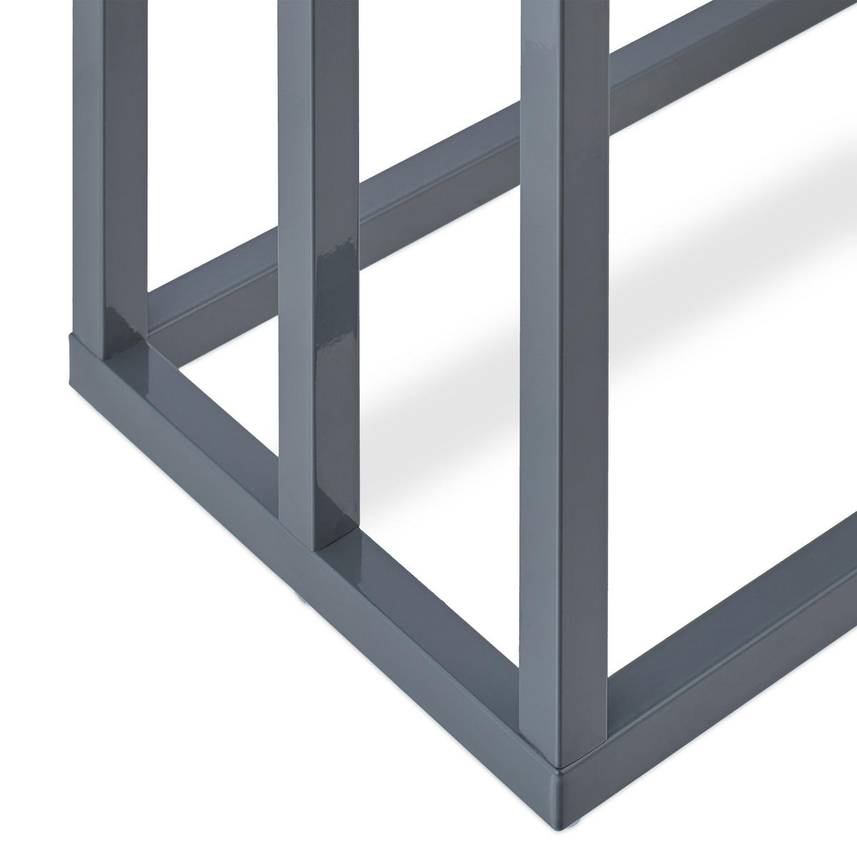 HANDTUCHSTÄNDER - Anthrazit, Metall (46/83/21cm) - Relaxdays