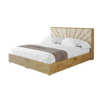 POLSTERBETT mit Bettkasten und Lattenrost, Bett mit Matratze H3/H4 - ENZO6 180x200 Beige - Ecru, Holzwerkstoff/Textil (180/200cm) - ALTDECOR