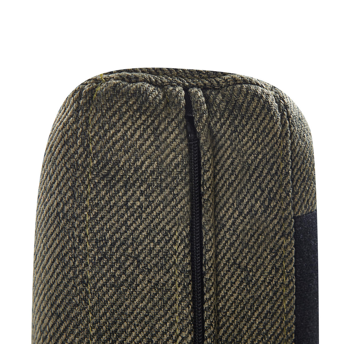 SESSEL Polsterbezug Dunkelgrün Orum - Hellbraun/Schwarz, Textil (65/80/78cm) - Beliani