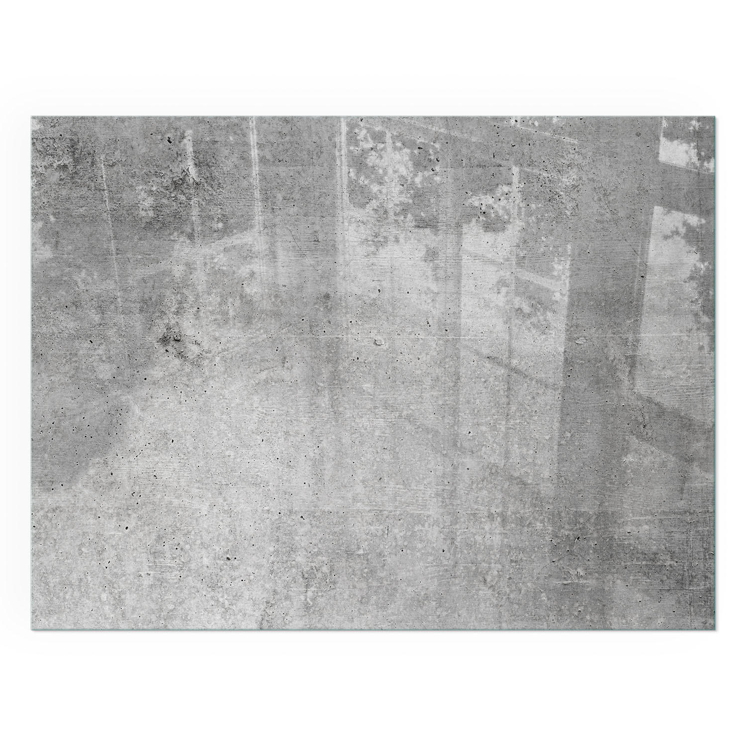 GLASPLATTE für Kamin 80x60 cm - Grau, Glas (80/60/0.4cm) - TULUP