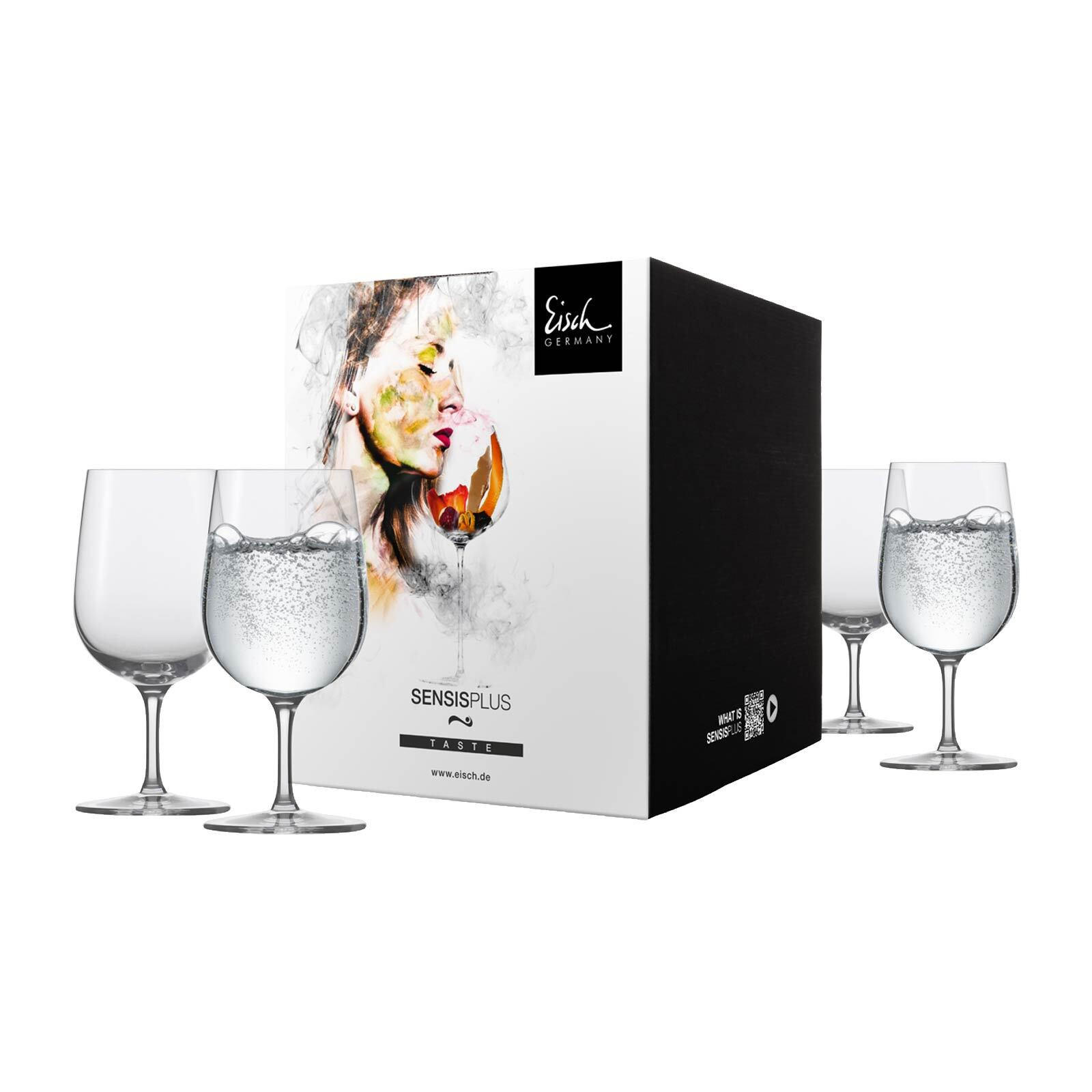 MINERALWASSERGLÄSER Superior SensisPlus transparent 340 ml 4er Set - Transparent, Glas (0.34L) - Eisch