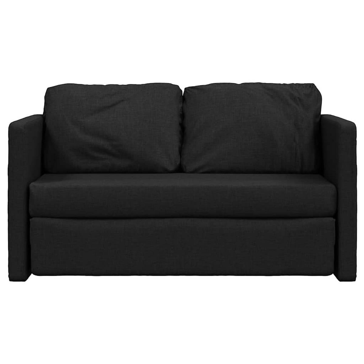 SCHLAFSOFA Anderson - Schwarz, Textil (112/60/55cm) - Nettlife