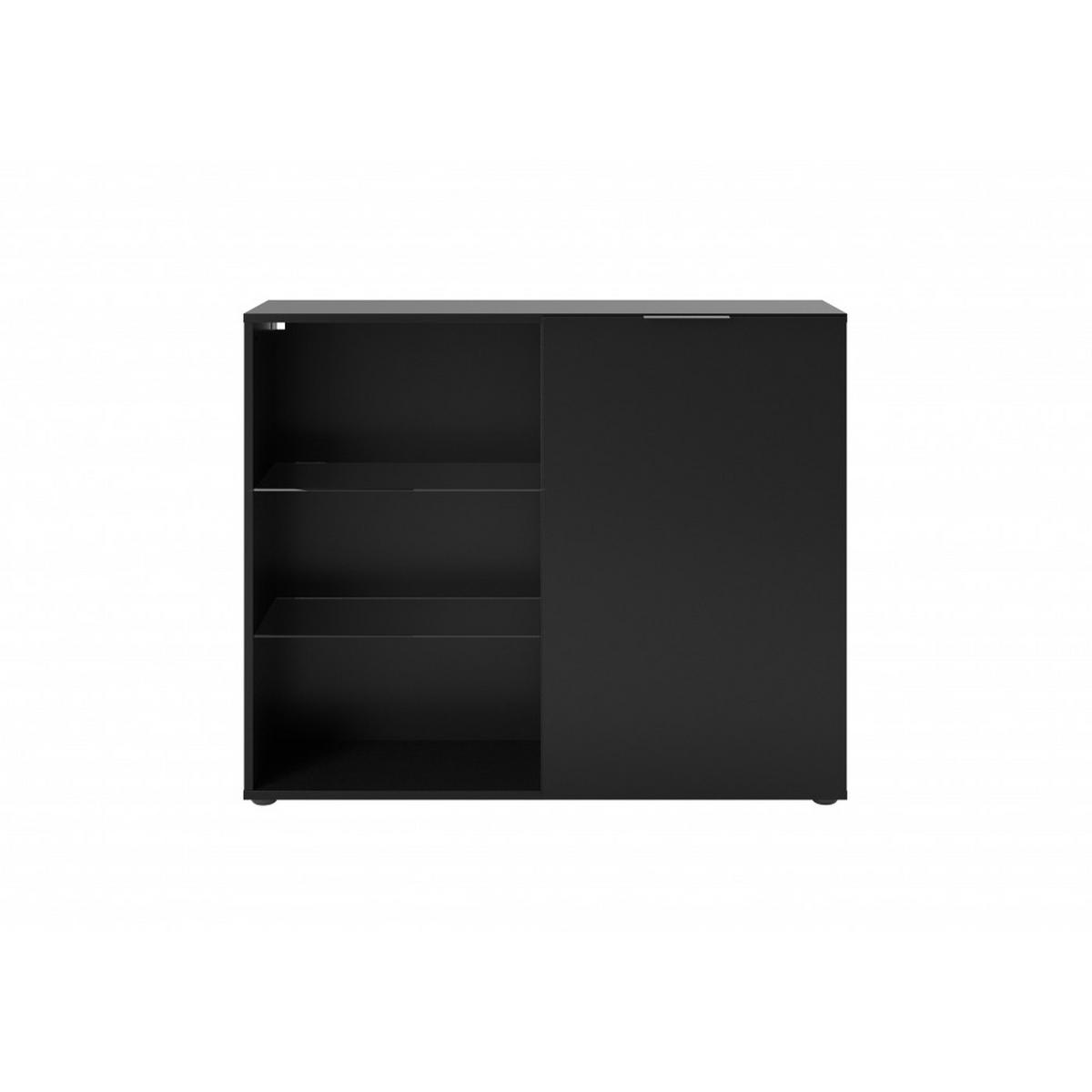 KOMMODE Dark 100/81/32 cm Schwarz - Schwarz, Holzwerkstoff (100/81/32cm) - FMD Möbel GmbH