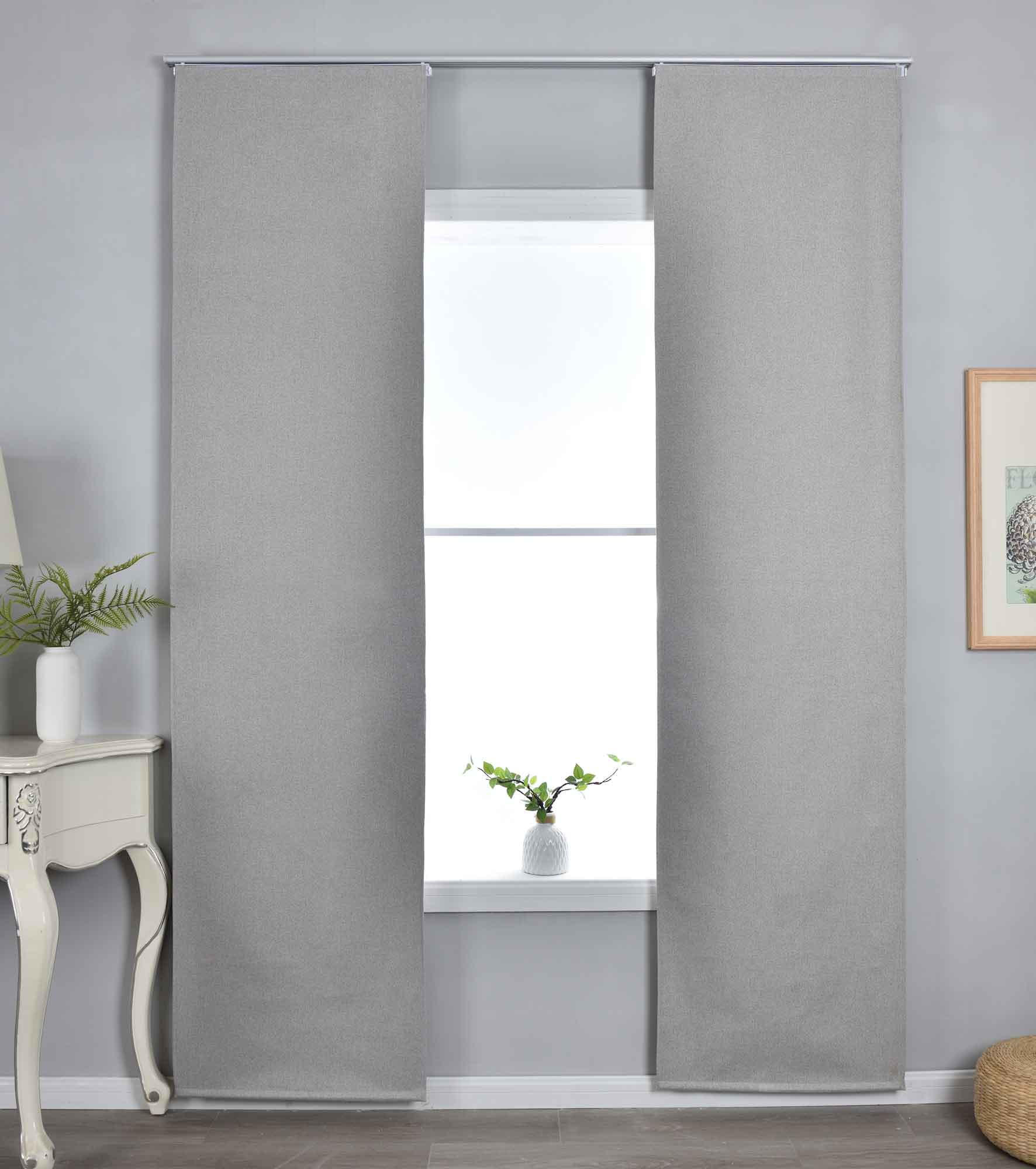 SCHIEBEVORHANG 2ER SET »München Dark« HxB 245x60 cm Sand - Sandfarben, Textil (60/245cm) - Gardinenbox