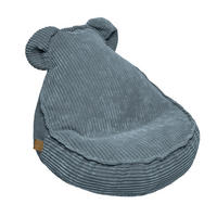 SITZSACK für Kinder, Bär, Aesthetic, Türkis - Türkis, Textil (58/50/67cm) - MeowBaby