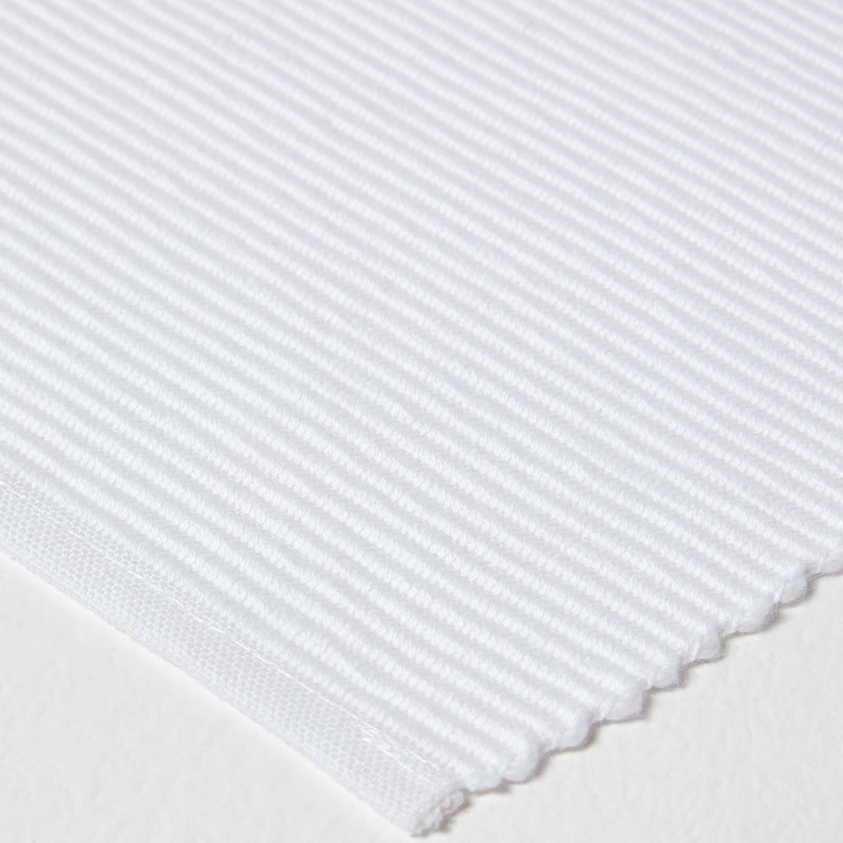 TISCHSET weiß im 2er-Set 33/50 cm, 100% Baumwolle - Weiß, Textil (33/50cm) - Homescapes