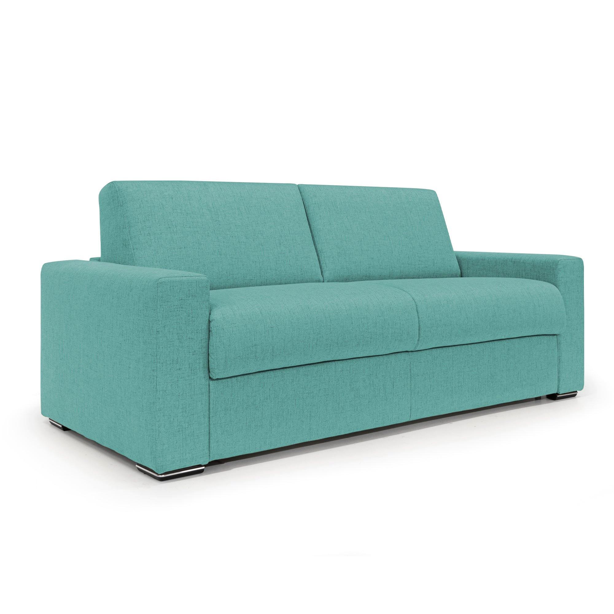 SCHLAFSOFA Nixon - Grün, Textil (200/93/96cm) - Divani.store
