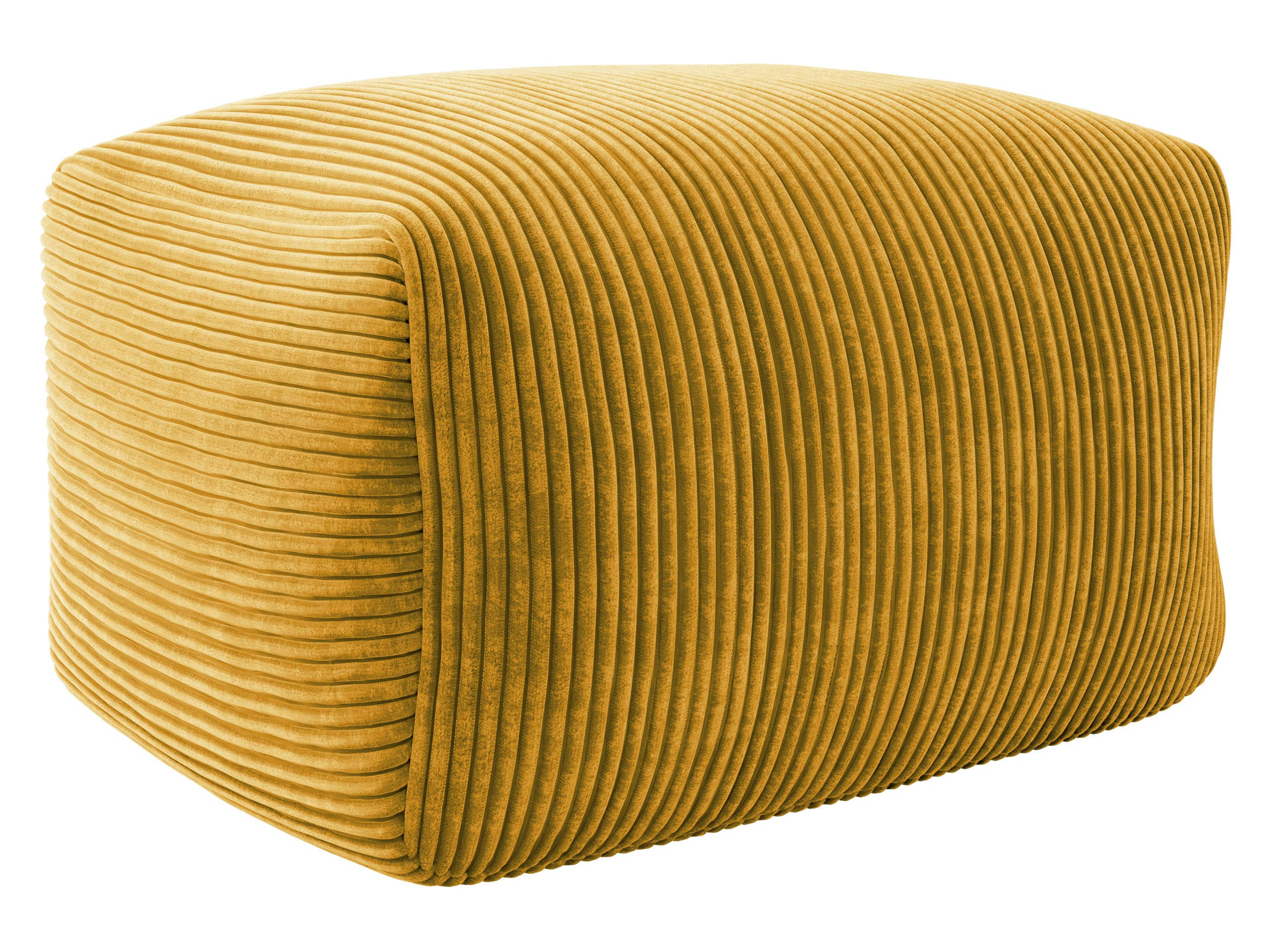 SITZSACK Easy Cord - Gelb, Textil (60/40/70cm) - MIRJAN24