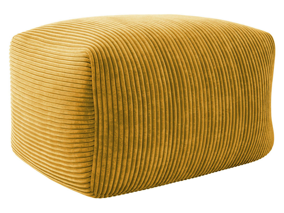 SITZSACK Easy Cord - Gelb, Textil (60/40/70cm) - MIRJAN24