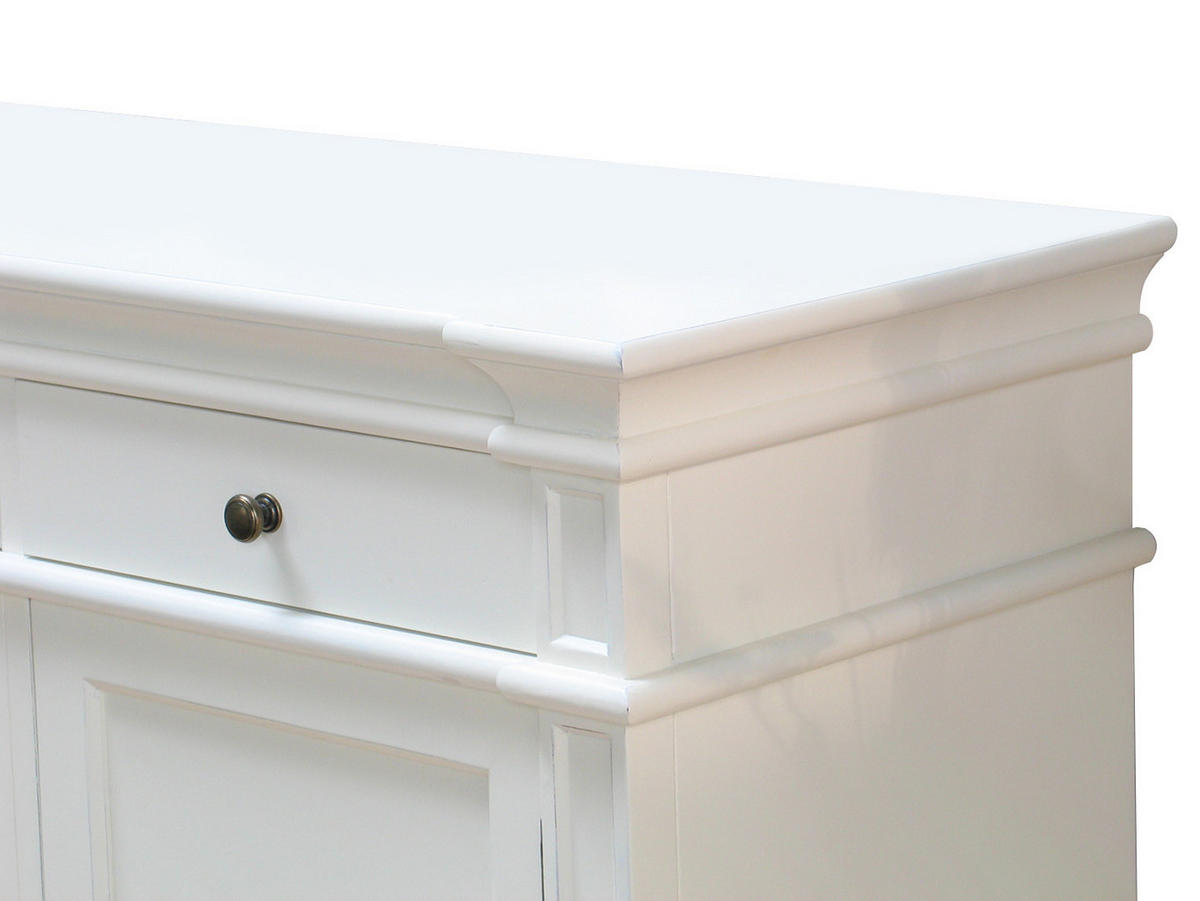 SIDEBOARD antik weiß - Weiß, Holzwerkstoff (186/86/45cm) - ebuy24